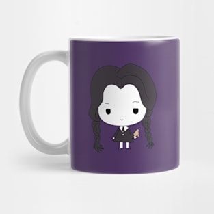 Chibi Wednesday Addams Mug